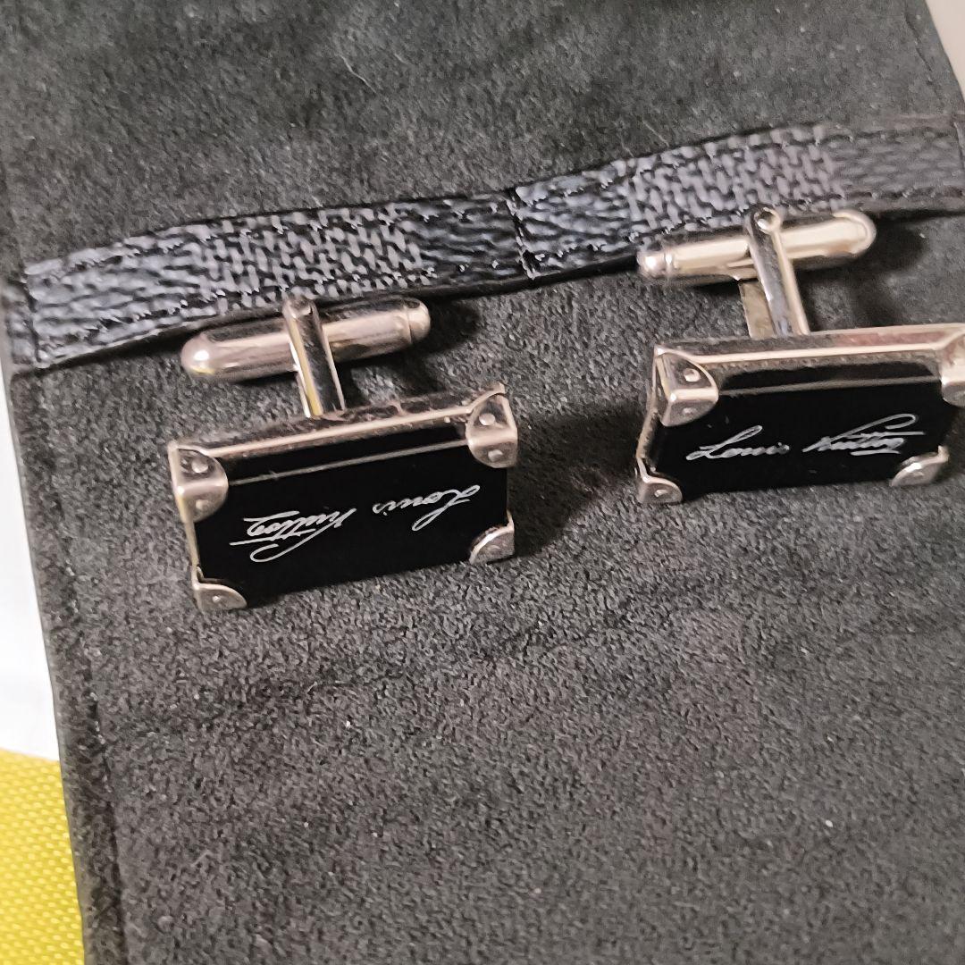 ルイヴィトン　カフス　ボタン　925　ケース付き
