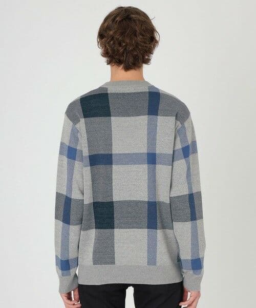 M◇新品未使用◇メランジクレストブリッジチェックニット