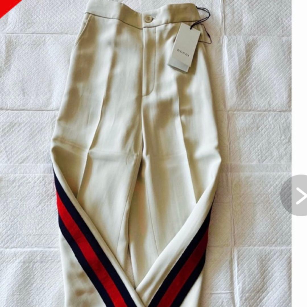 新品タグ付き・GUCCI グッチ　サイドライン　パンツ
