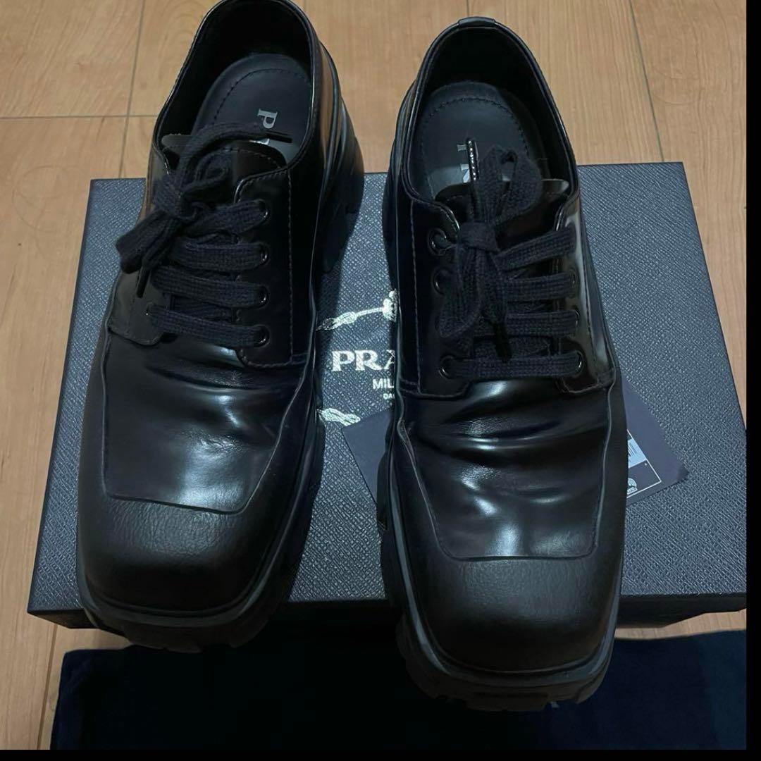 PRADA モノリス ダービー ラバーソール MONOLITH ラフシモンズ