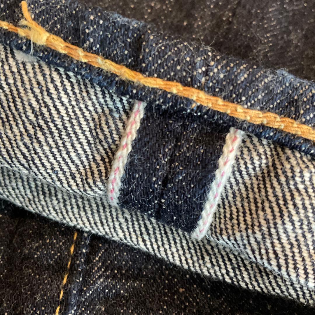 ク*ん様 WAREHOUSE 1001XX　W34　ウェアハウス　黒パッチ　限定