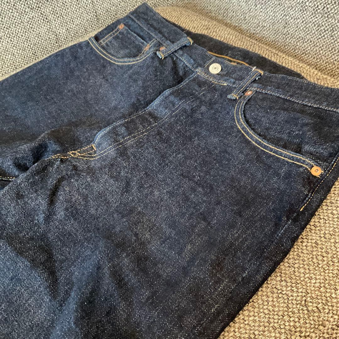 ク*ん様 WAREHOUSE 1001XX　W34　ウェアハウス　黒パッチ　限定