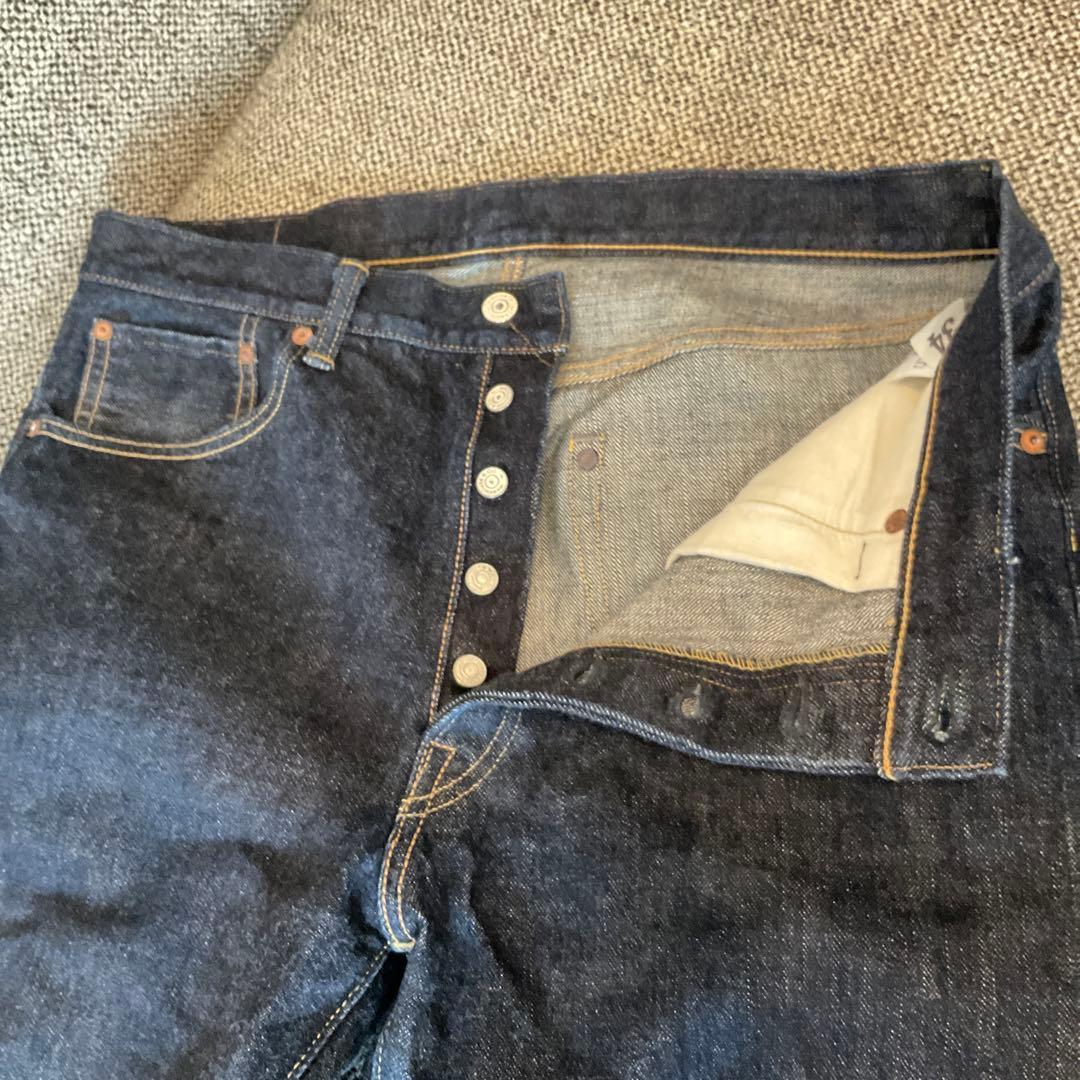 ク*ん様 WAREHOUSE 1001XX　W34　ウェアハウス　黒パッチ　限定