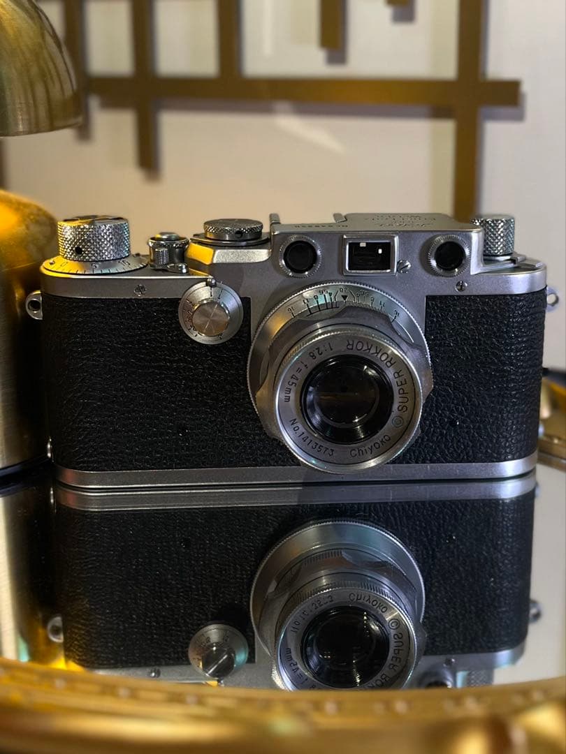 Leica IIIf バルナックライカ＋名玉Rokkor 45mm f2.8