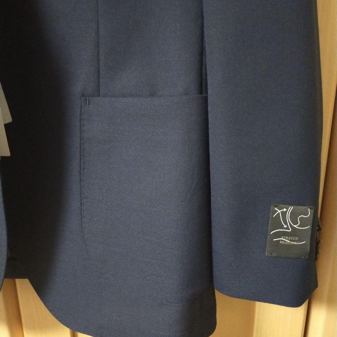 スーツスクエア ウォッシャブルジャケット／ブルー175cm 4Drop