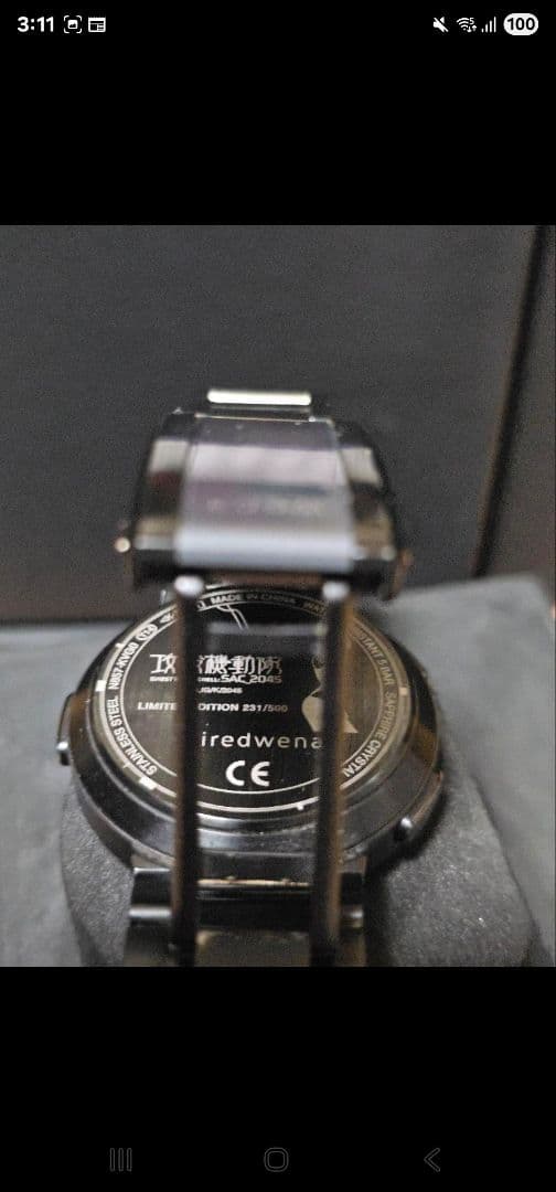 大幅値引き中【美品】攻殻機動隊 SAC_2045 × wena3 草薙素子モデル