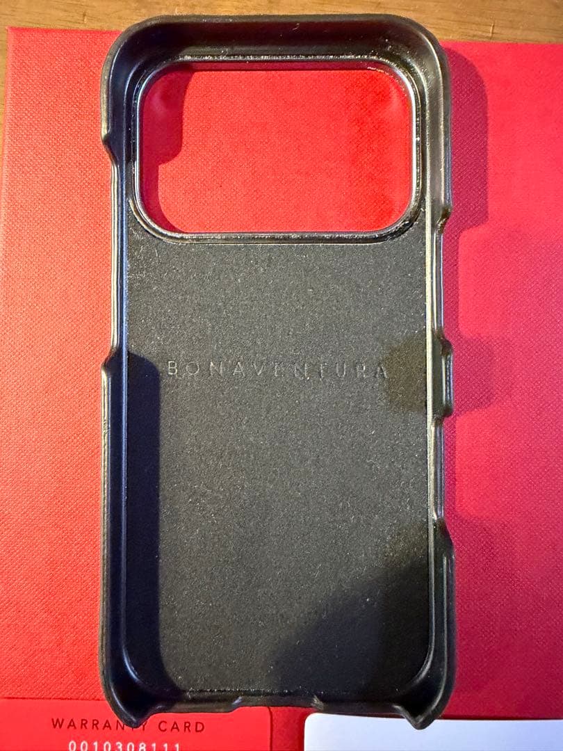 BONAVENTURA iPhone17プロケース ブルー