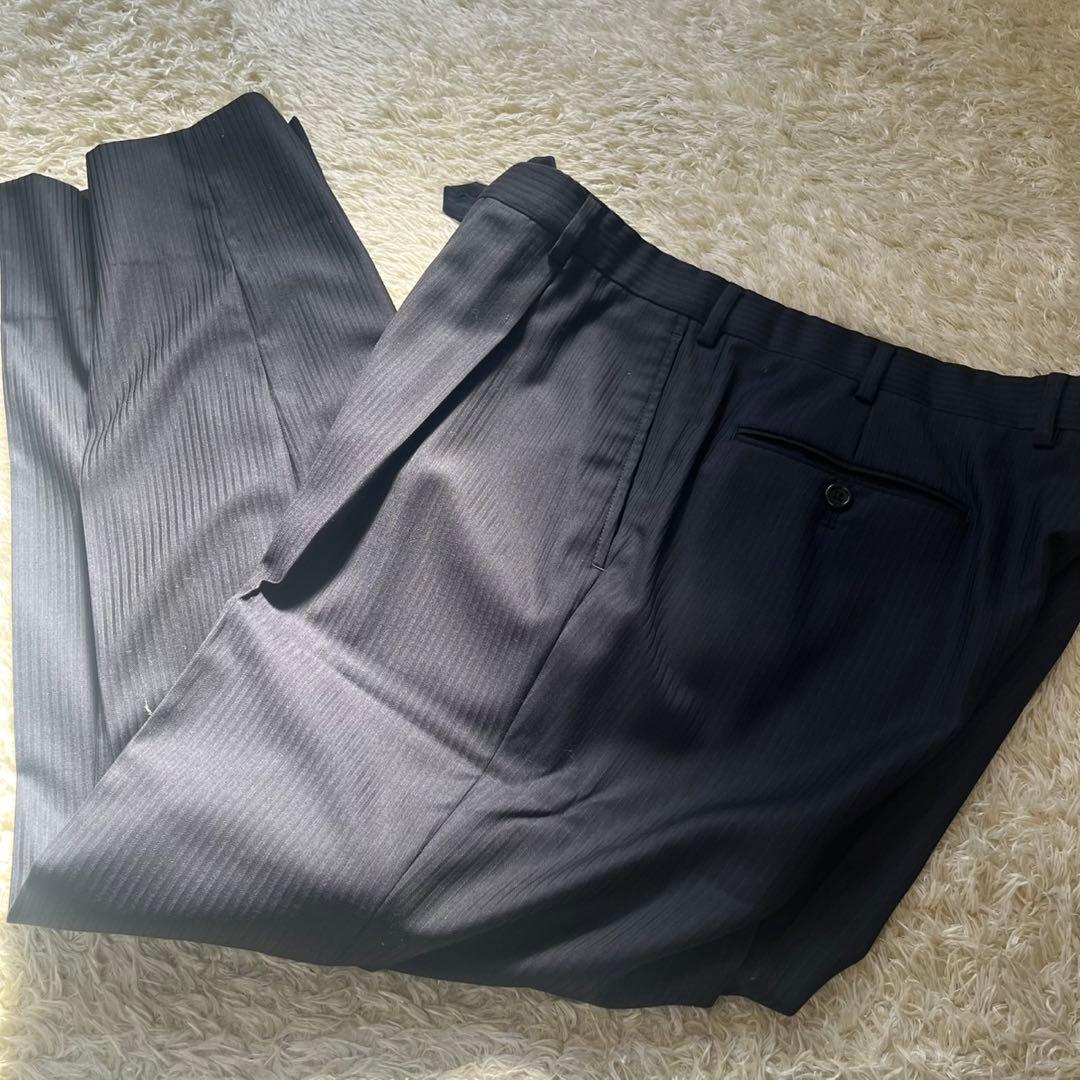 XXL! アルマーニ ARMANI COLLEZIONI スーツ 濃紺 52