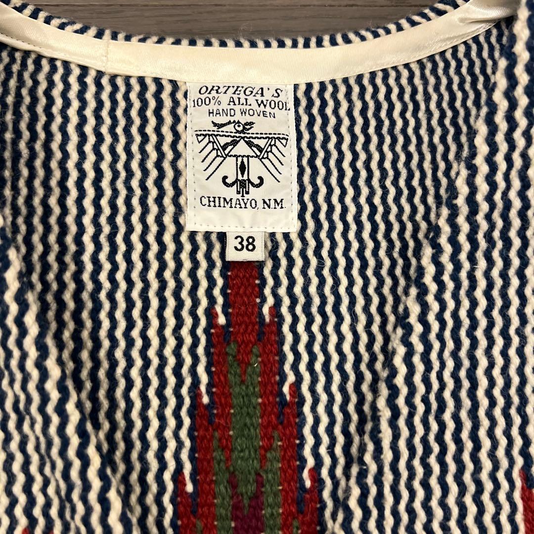 ORTIEGA'S 希少柄ウールベスト 38