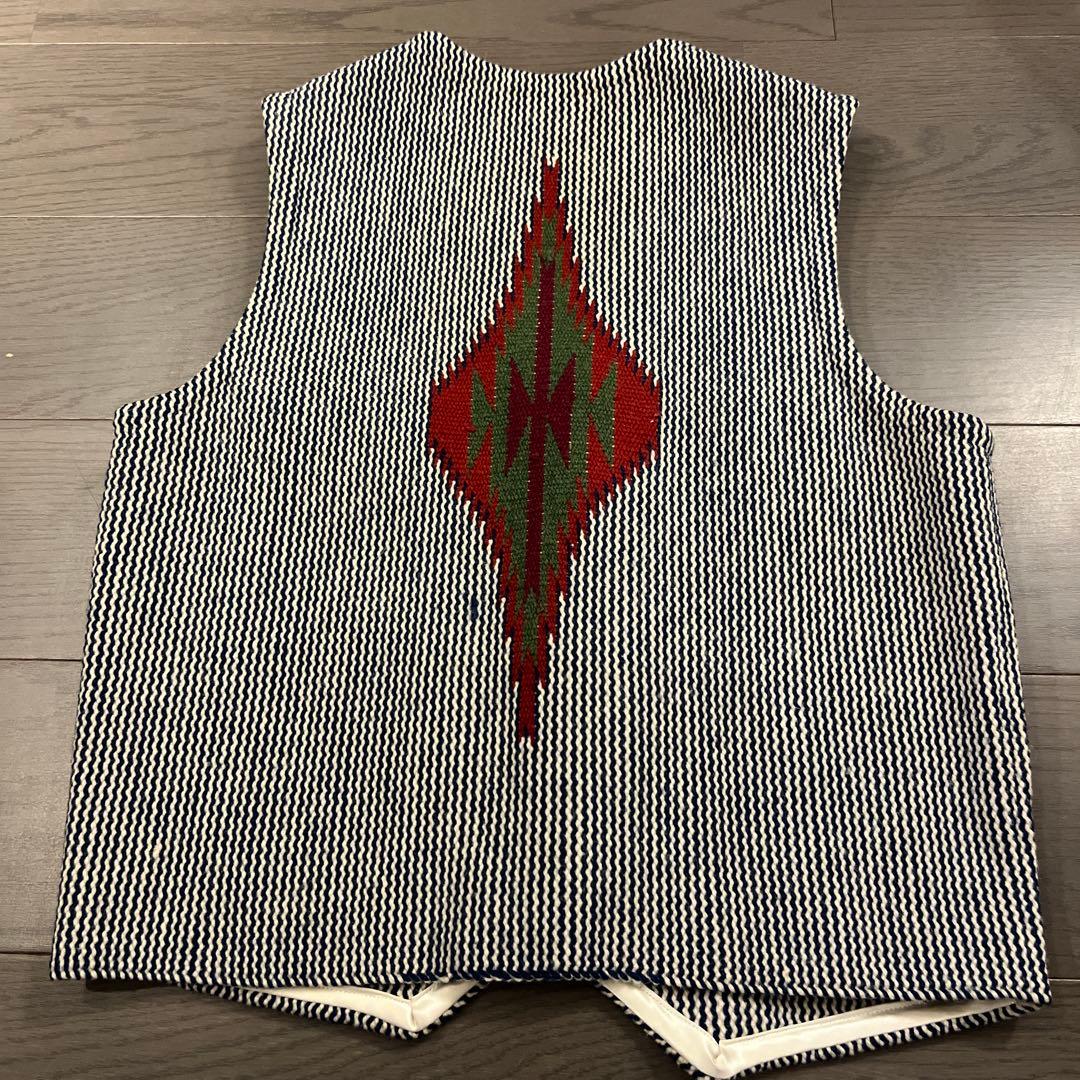 ORTIEGA'S 希少柄ウールベスト 38