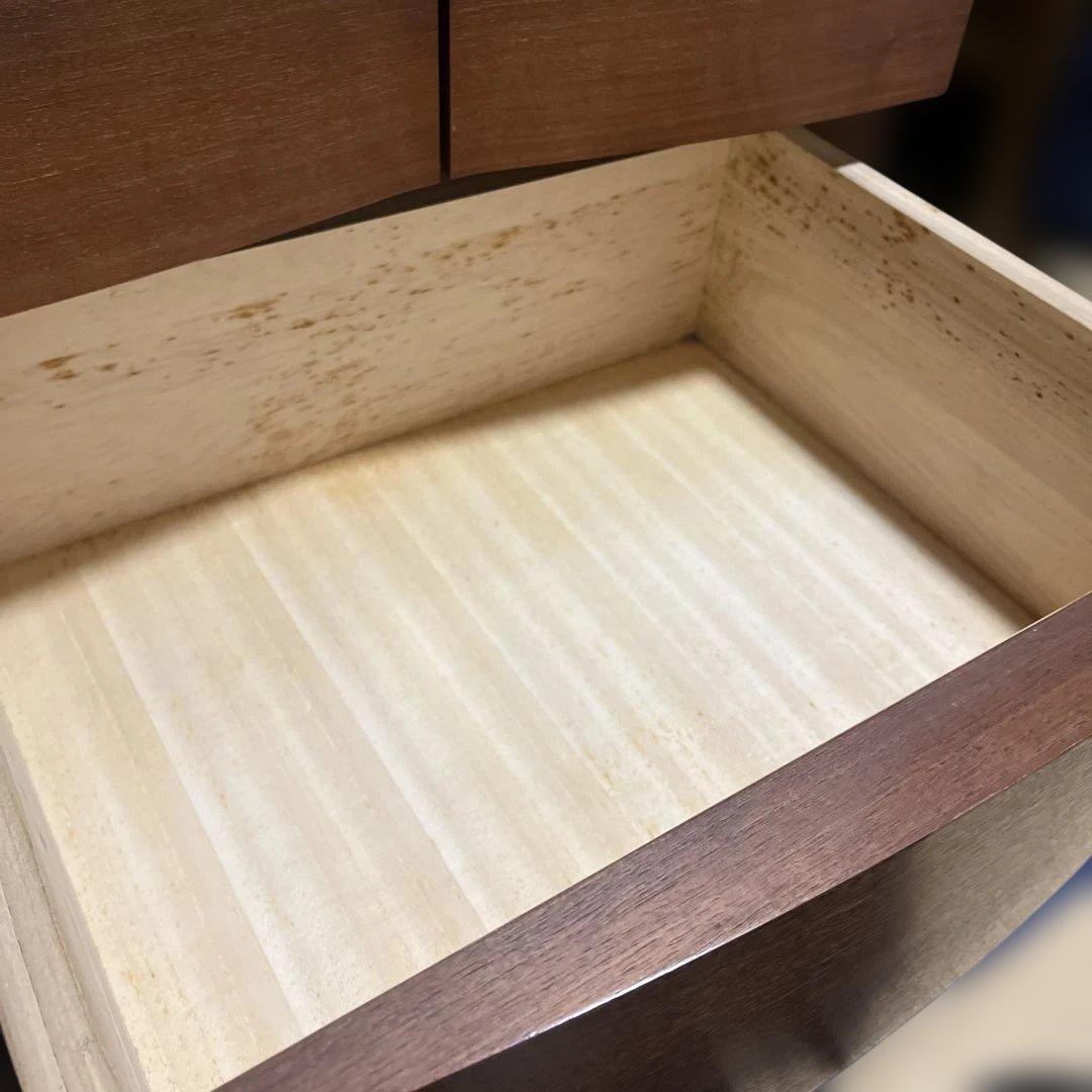 た*様 佐藤工芸 ウォールナット デュオ チェスト　W89cm