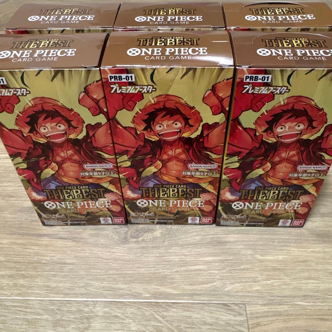 THE BEST prb-01 ワンピースカードゲーム　6box