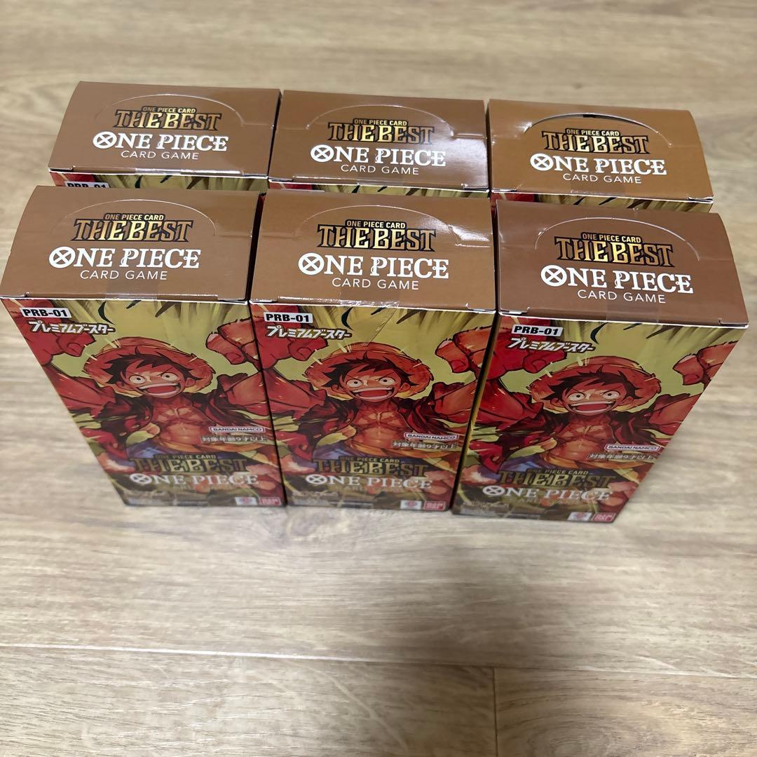 THE BEST prb-01 ワンピースカードゲーム　6box