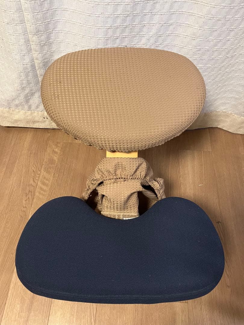 【純正カバー付き】ネイビー バランスチェア　バランスイージー　ショートフレーム