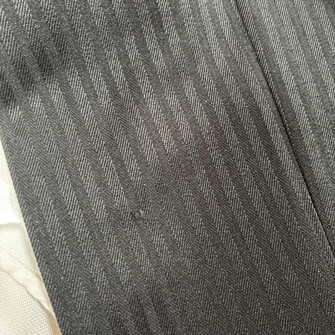 CHOPIN黒ストライプスーツ ジャケットパンツ5点セット細身卒業式男の子160