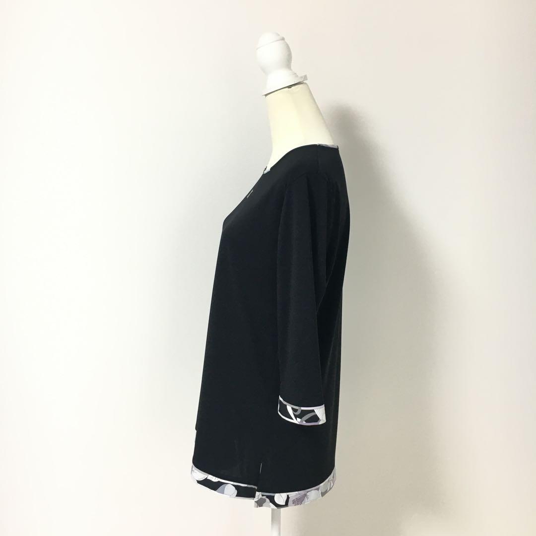 近年美品　LEONARD レオナール　洗える　ストレッチ　チュニック　42