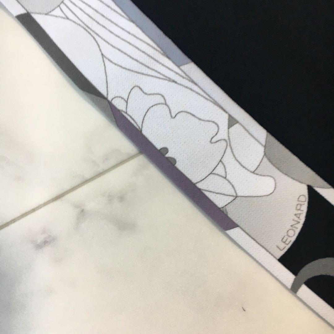 近年美品　LEONARD レオナール　洗える　ストレッチ　チュニック　42