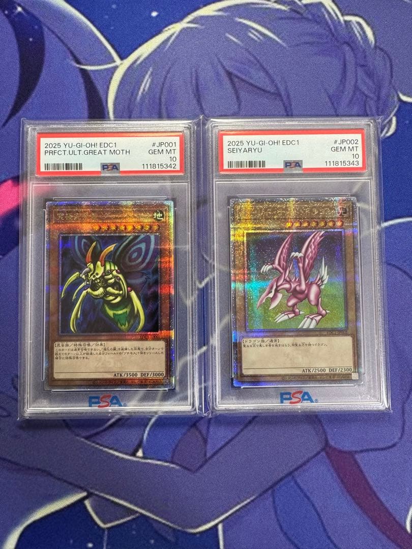 Y*様 究極完全態・グレート・モス＋ホーリー・ナイト・ドラゴン PSA10 【連