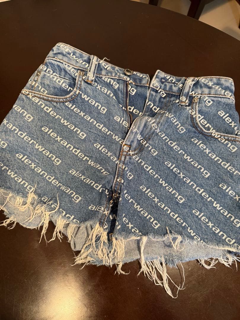 alexanderwang ロゴデニムショートパンツ 23