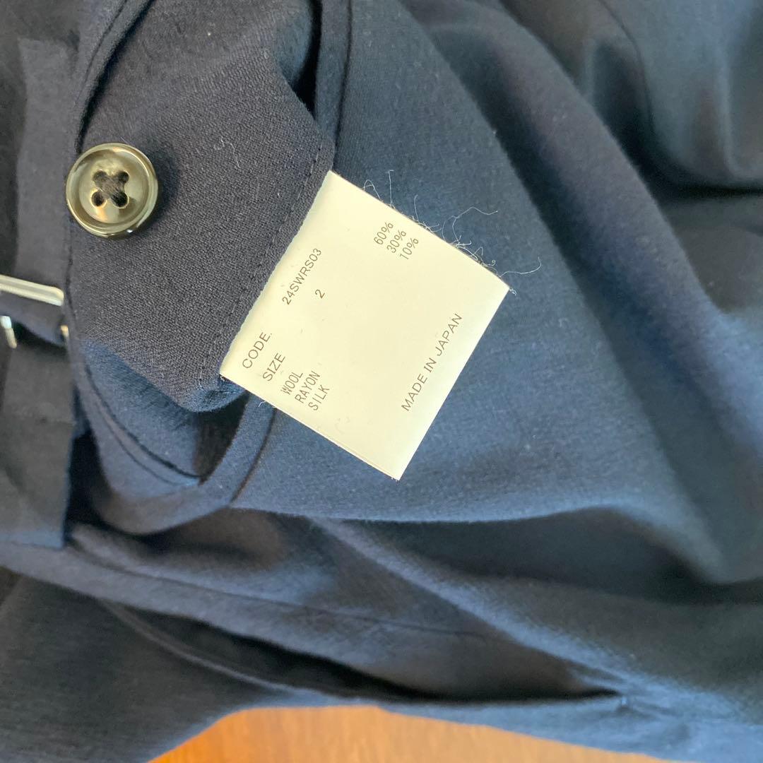 スーツ URU TOKYO 2 tuck pants / 24SWRS03