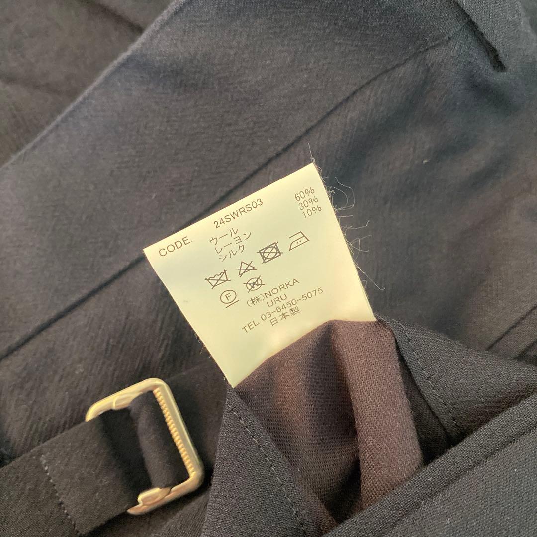 スーツ URU TOKYO 2 tuck pants / 24SWRS03