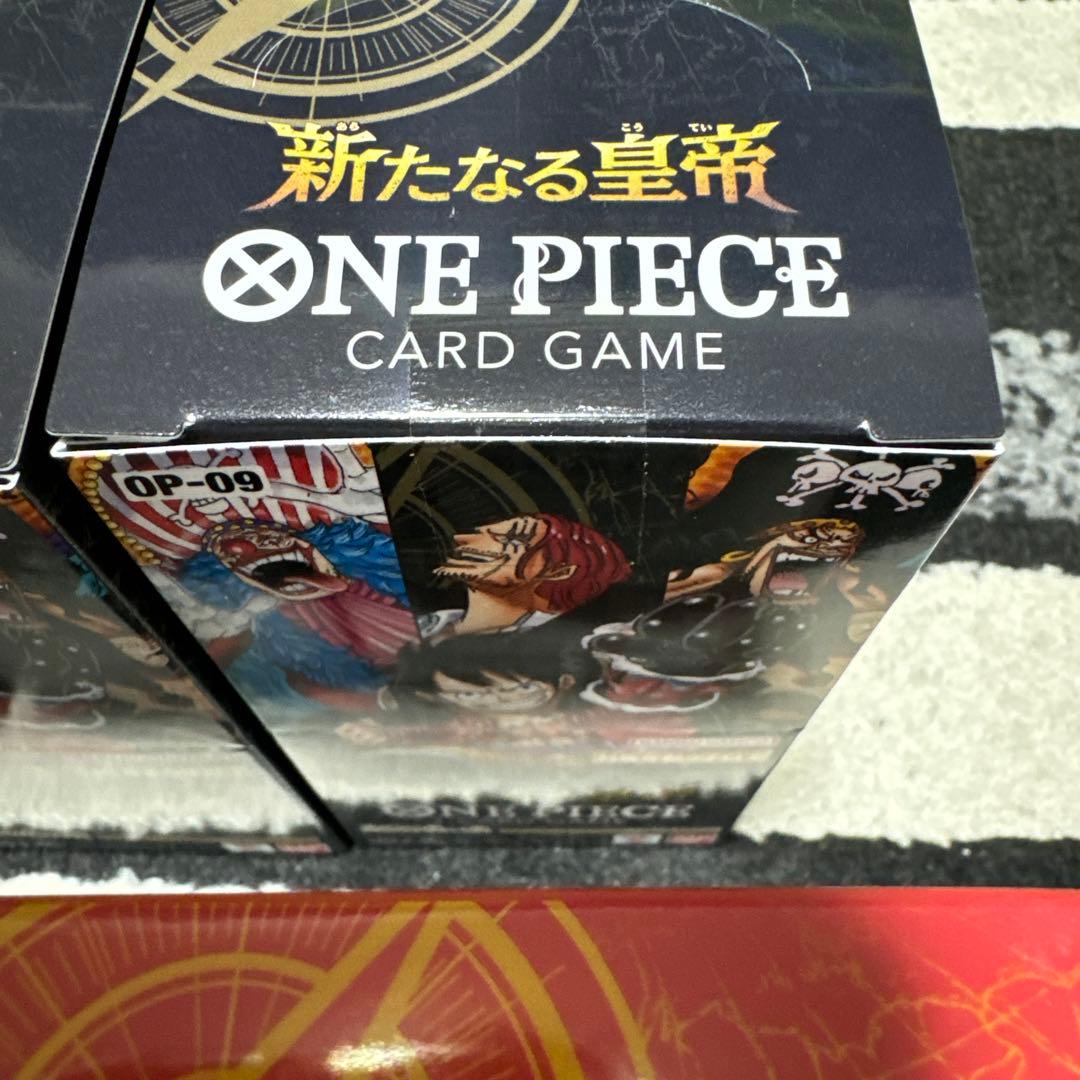 ワンピースカード　新たなる皇帝　受け継がれる意志　未開封BOXテープ付き　セット