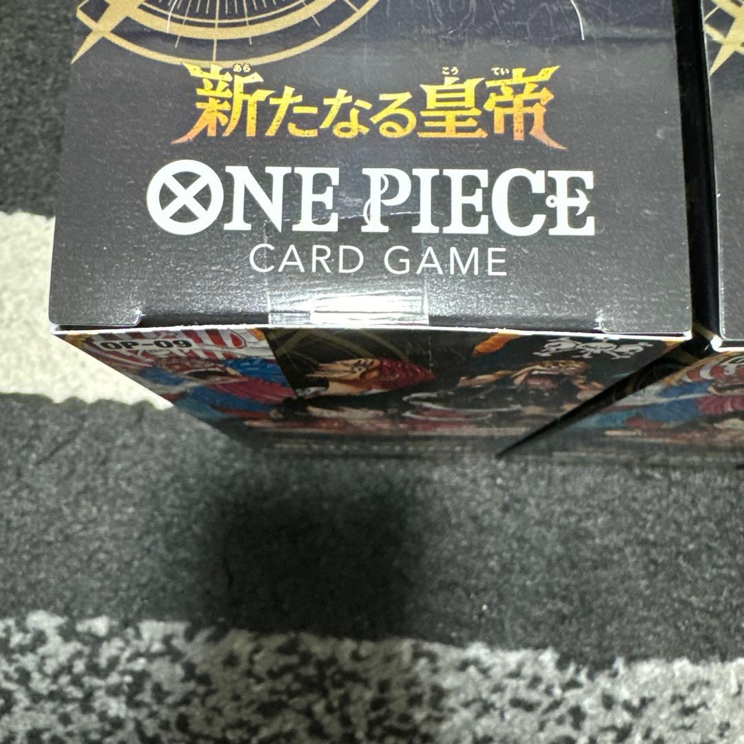 ワンピースカード　新たなる皇帝　受け継がれる意志　未開封BOXテープ付き　セット