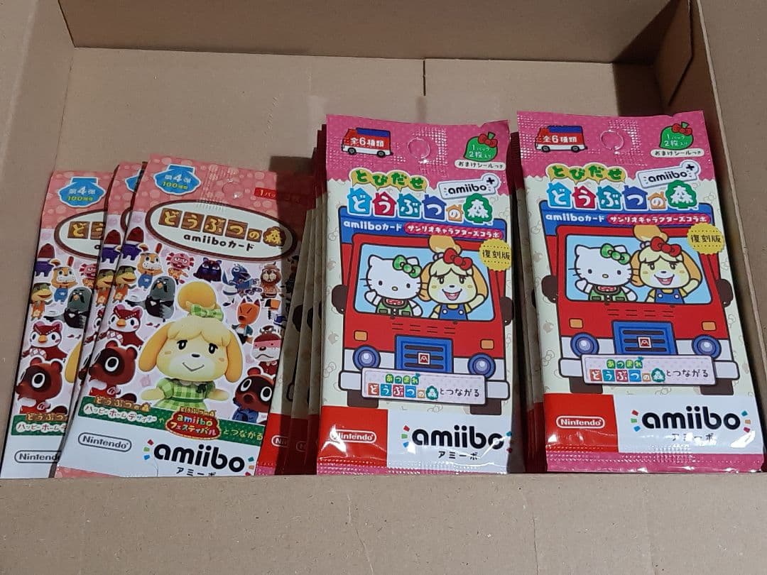 早い者勝ち！新品未開封！とびだせ どうぶつの森 amiibo+カード34個セット
