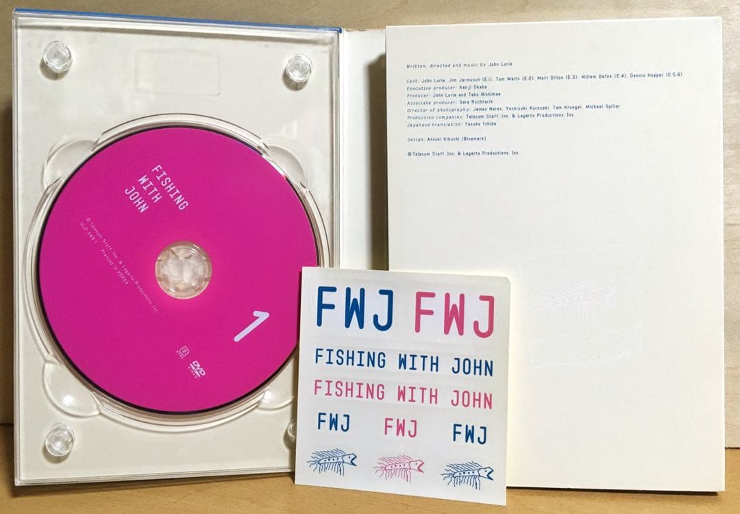 『フィッシング・ウィズ・ジョン』('97日・米) DVD3枚組＋フライヤー