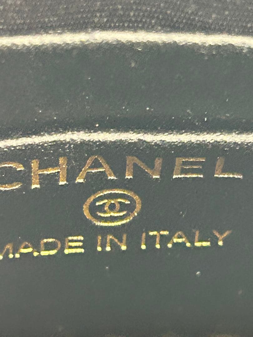 CHANELシャネル ノベルティ チェーン ショルダーバッグ ツイード ブラック