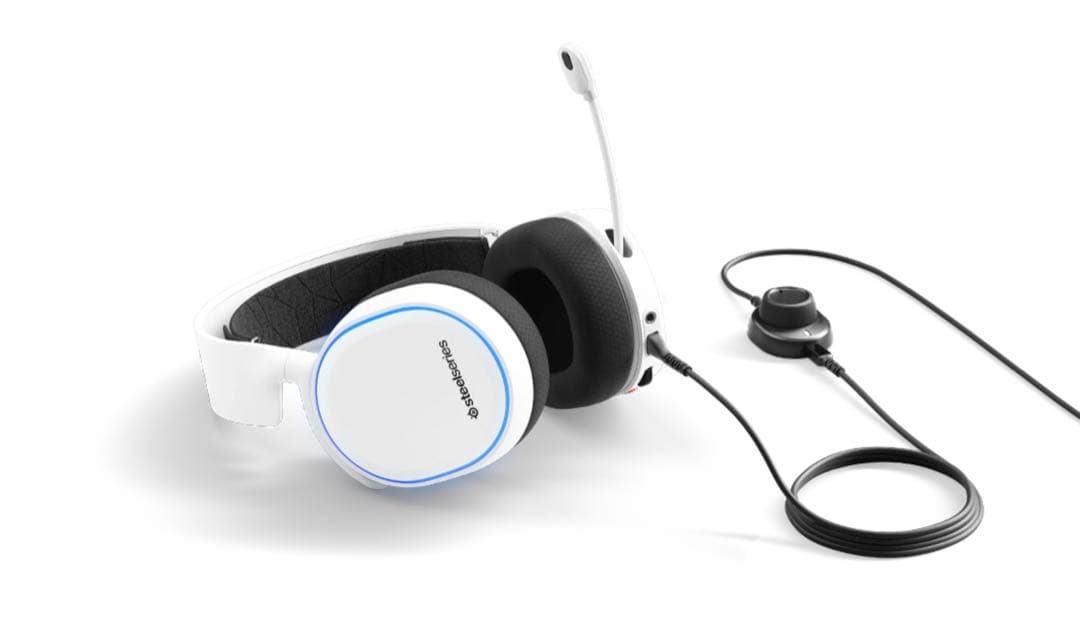 SteelSeries ゲーミングヘッドセット ホワイト