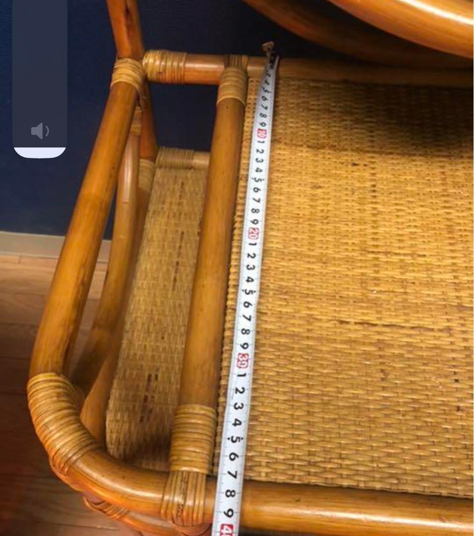 ドレッサー　籐製　木製　鏡台