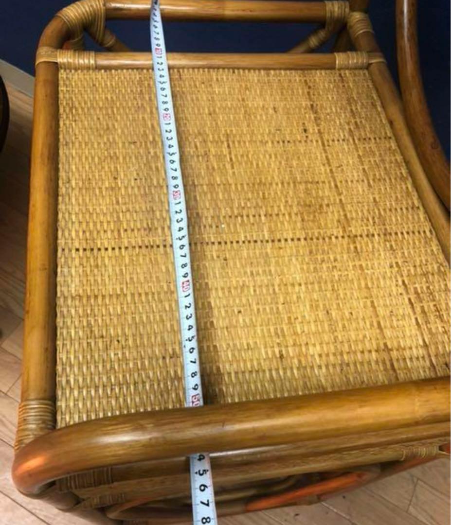 ドレッサー　籐製　木製　鏡台