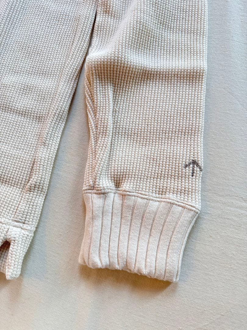 新品！Nigel Cabourn タートルネック　ワッフルセーター　アイボリー