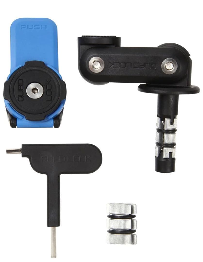 QUAD LOCK バイク用フォークステムマウント、衝撃吸収ダンパー