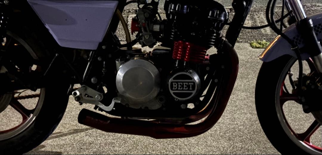 z400fx モリワキ　64パイ　腹下カット