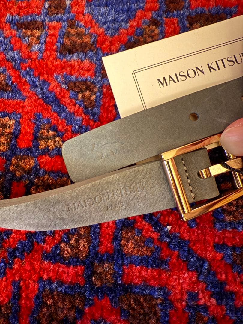 【新品未使用】メゾンキツネ　ベルト