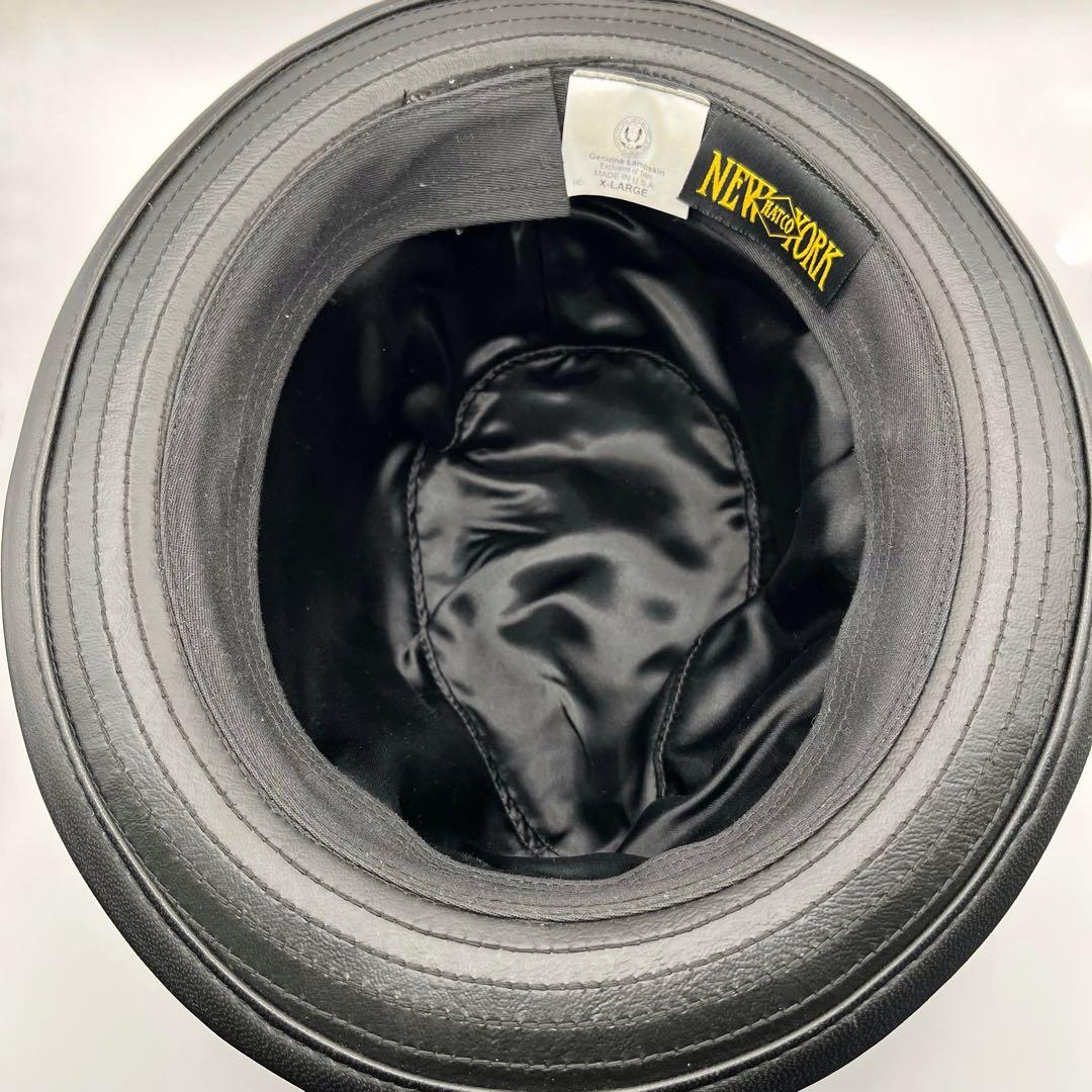 NEW YORK HAT ニューヨークハット 中折れハット レザー 本革