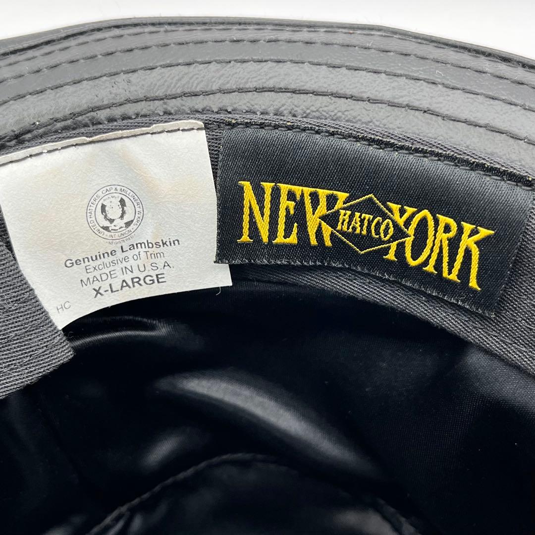 NEW YORK HAT ニューヨークハット 中折れハット レザー 本革