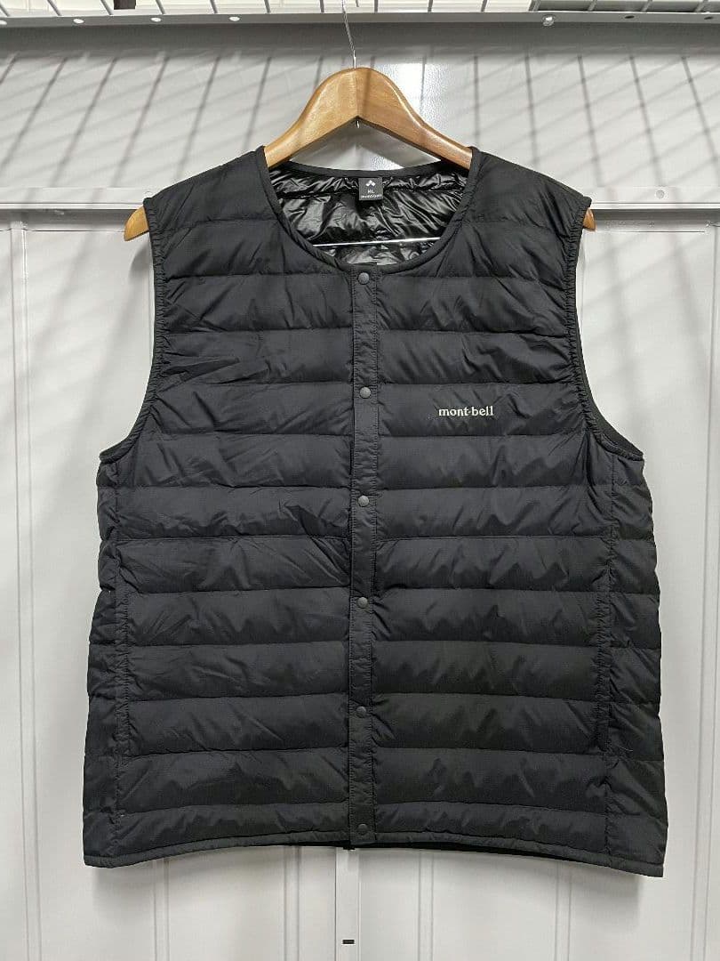 1*9様 モンベル スペリオダウン ラウンドネックベスト Men's
