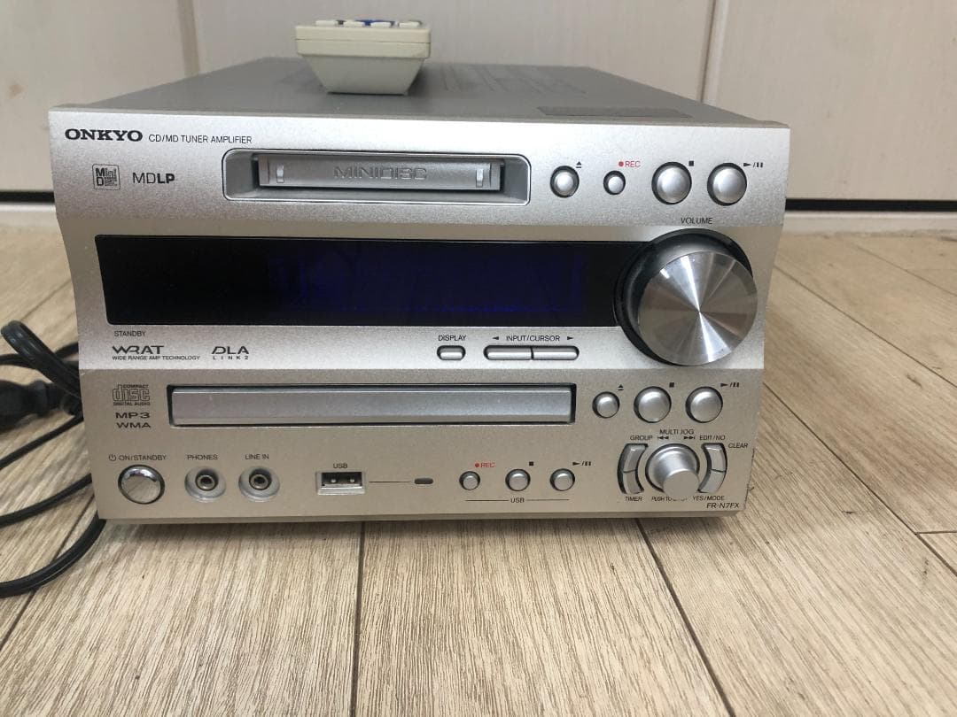 ONKYO オンキョー FR-N7FX CD/MDセンターユニット リモコン付