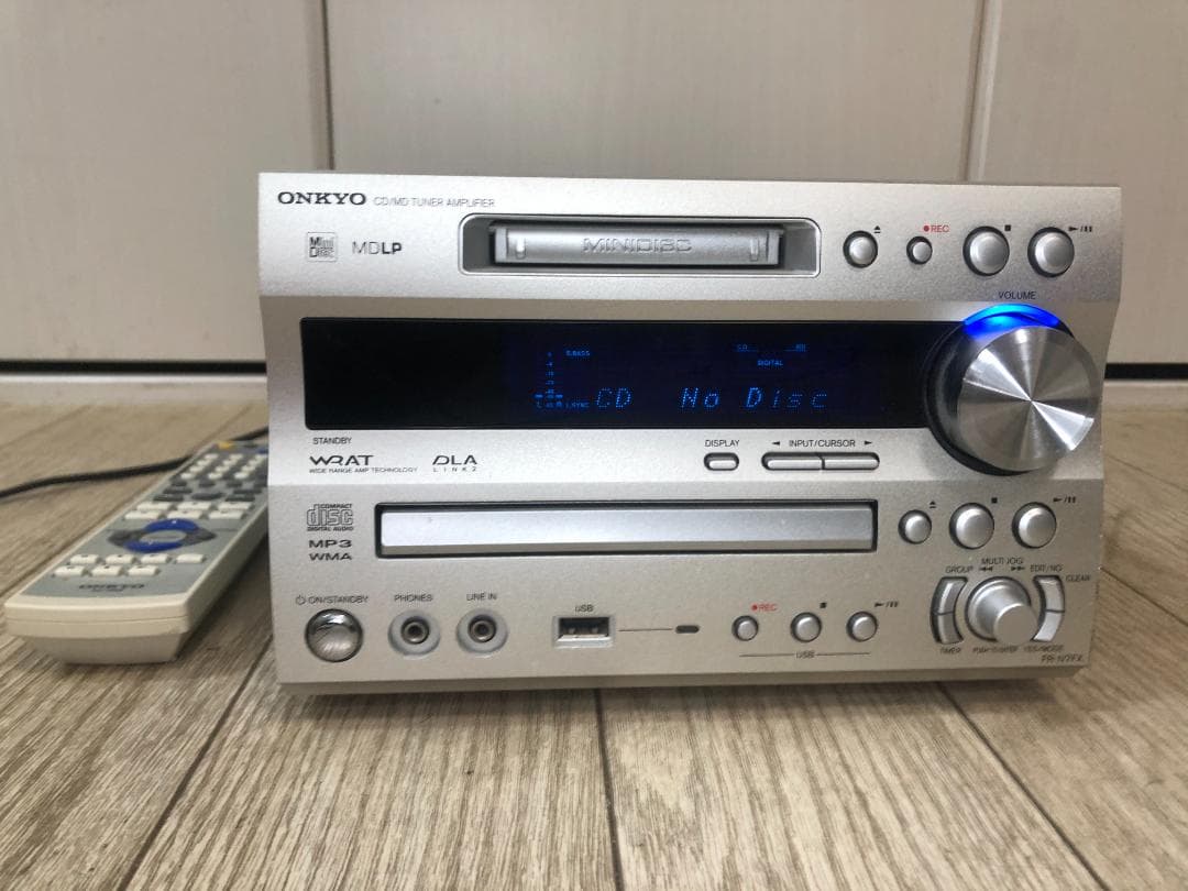 ONKYO オンキョー FR-N7FX CD/MDセンターユニット リモコン付