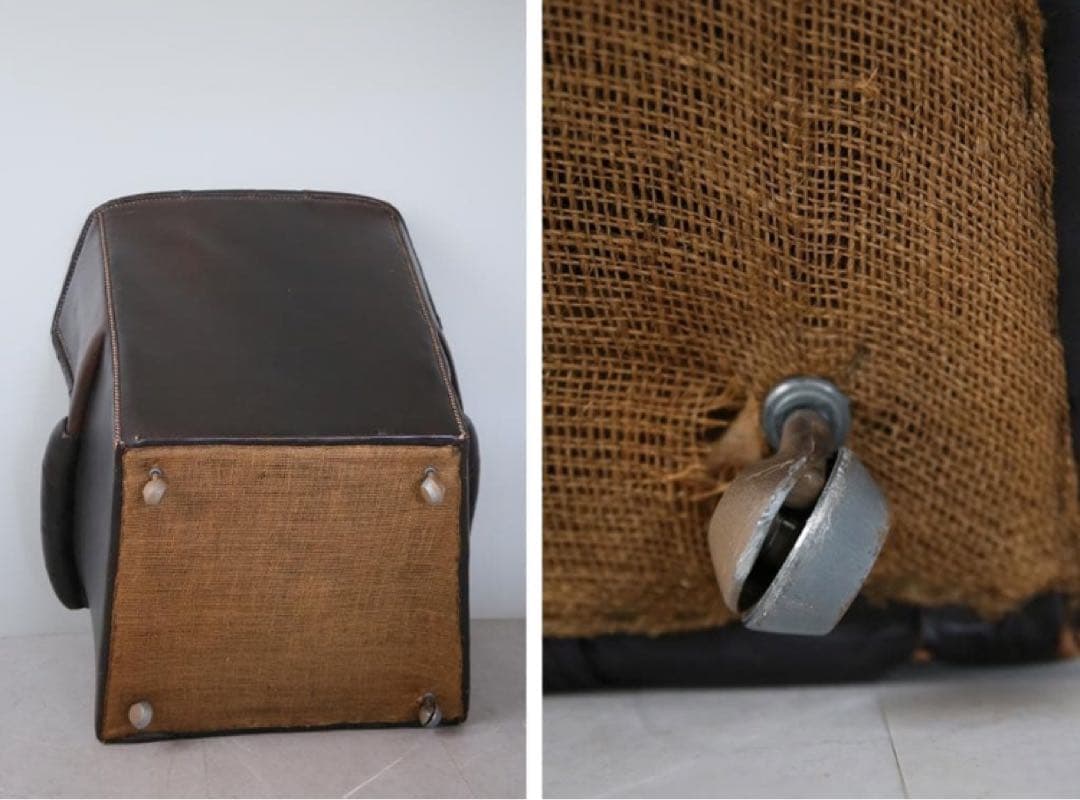 サ*️様 英国アンティークチェスターフィールドアームチェア/本革レザーソファー8