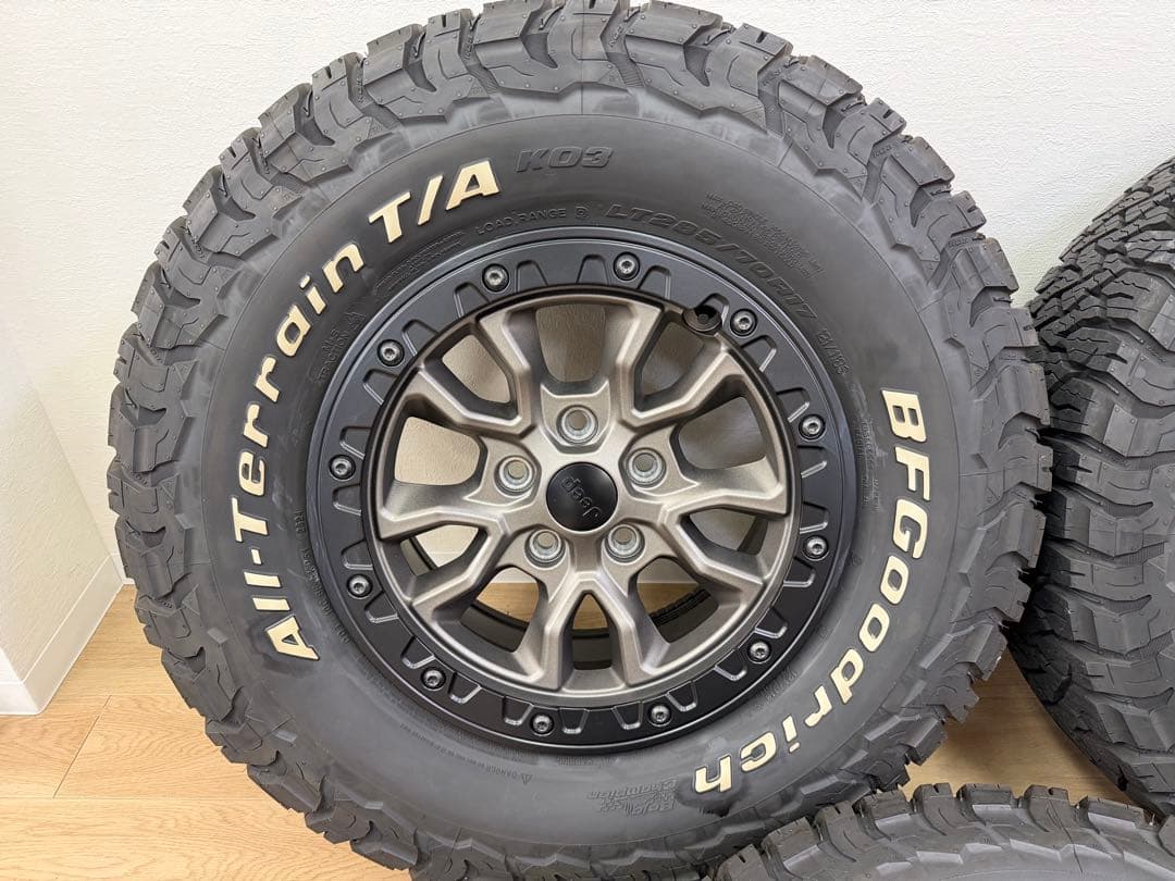 ラングラータイヤホイール５本セットMOPAR純正392ホイールBFグッドリッチ