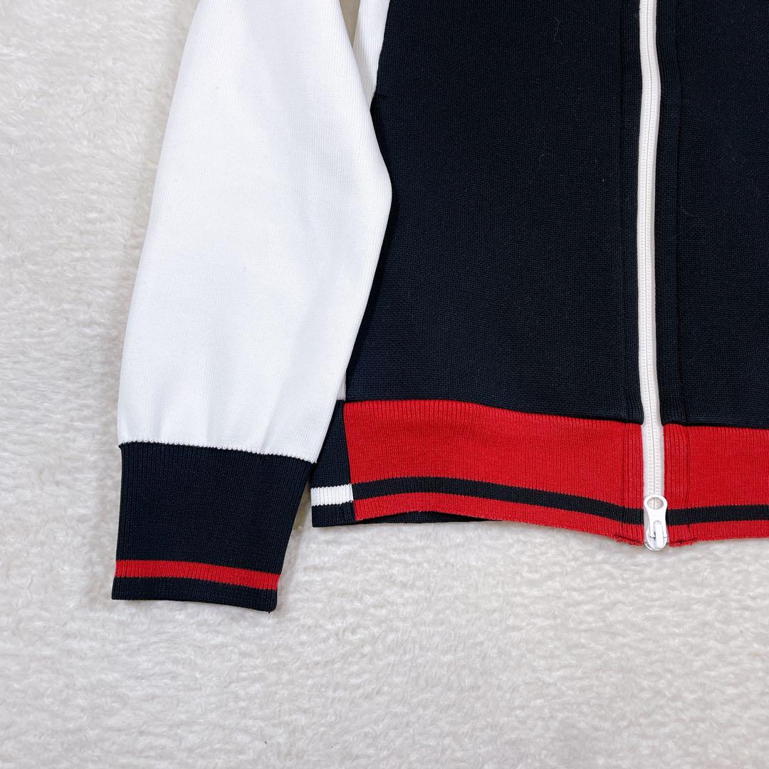 ディセンバーメイ　レディース　S　長袖　ブラック　ホワイト　ゴルフ　ダブルジップ