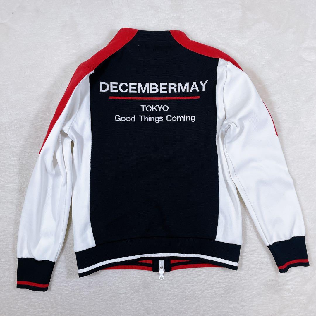 ディセンバーメイ　レディース　S　長袖　ブラック　ホワイト　ゴルフ　ダブルジップ