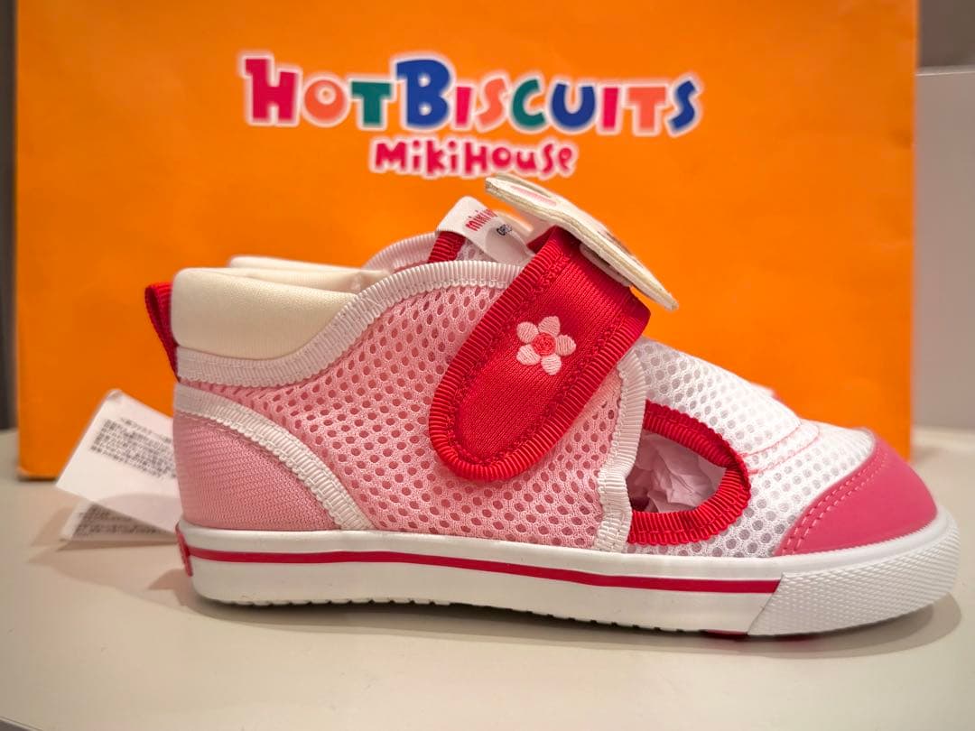 ミキハウススニーカー17HOT BISCUITSスニーカー　兎　キッズスニーカー