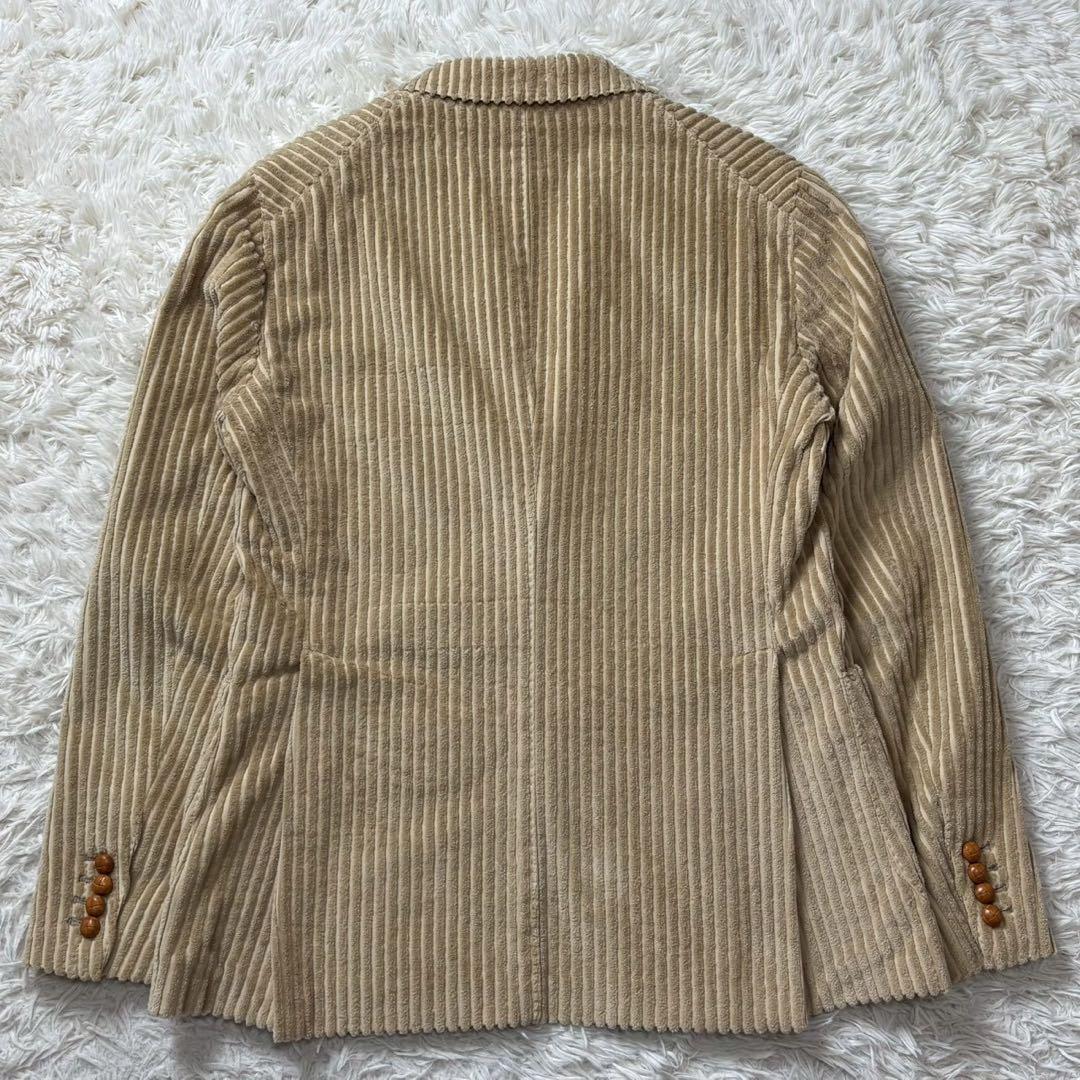 未使用級　タリアトーレ　太畝コーデュロイ　くるみボタン　テーラードジャケット