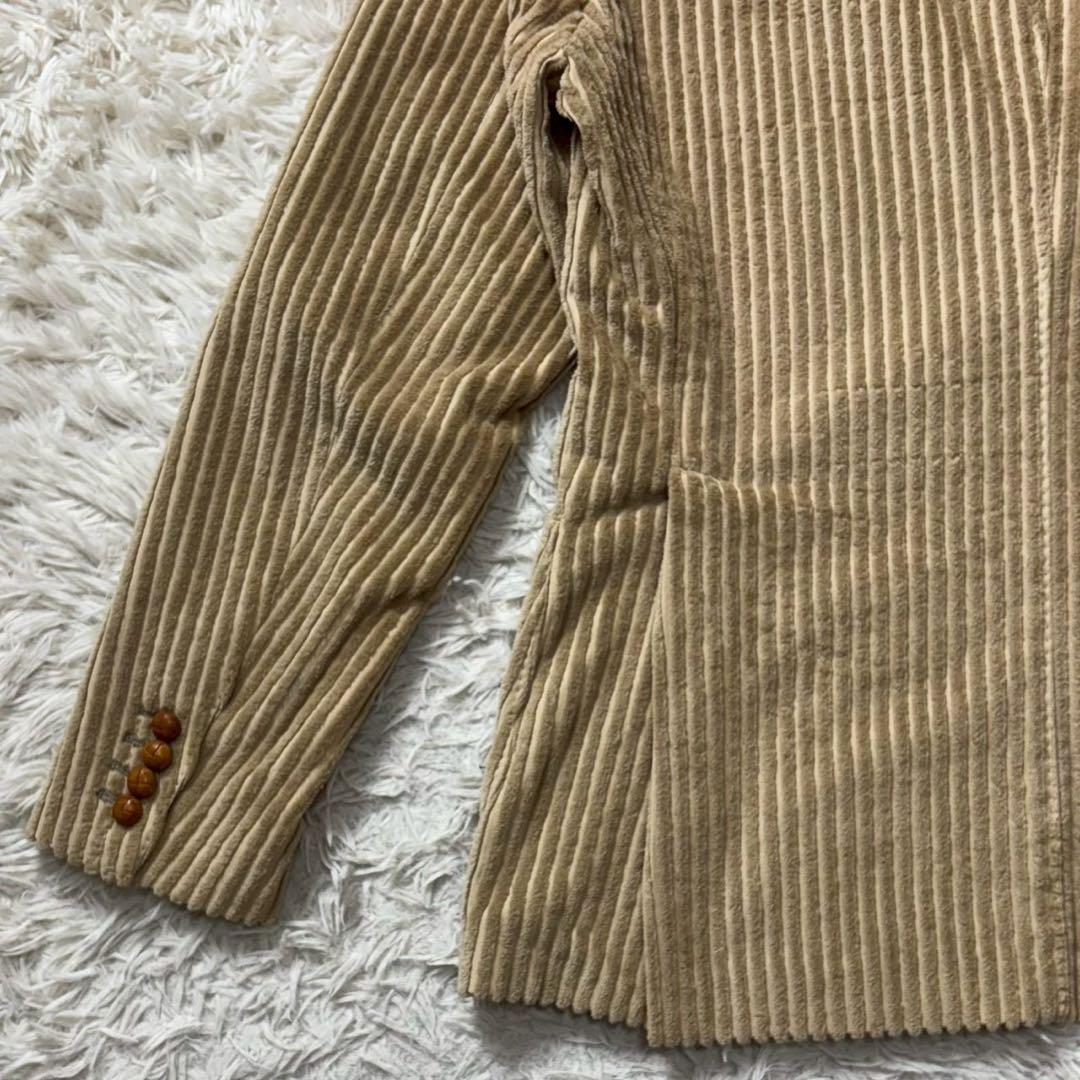 未使用級　タリアトーレ　太畝コーデュロイ　くるみボタン　テーラードジャケット