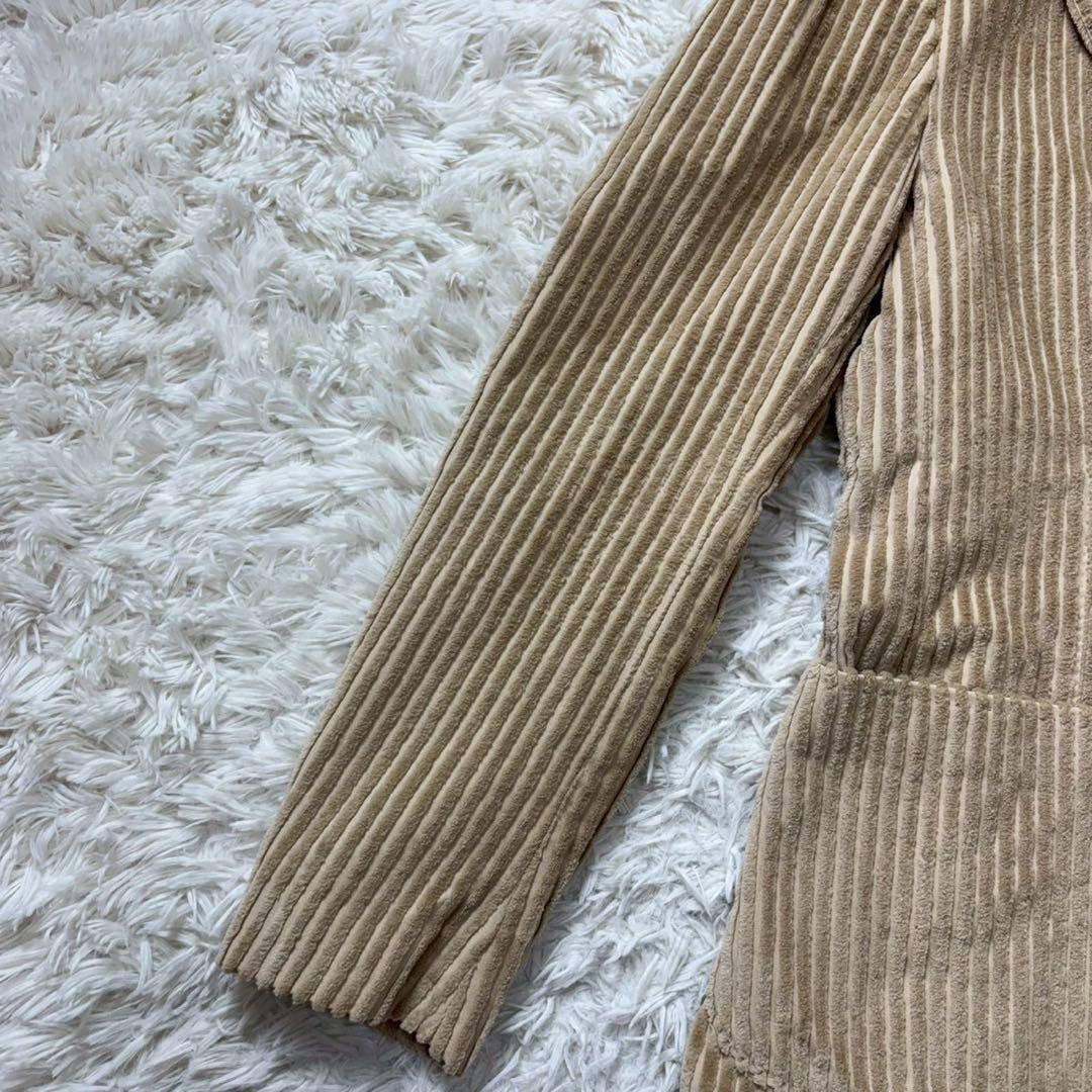 未使用級　タリアトーレ　太畝コーデュロイ　くるみボタン　テーラードジャケット